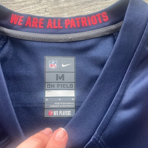 Like New Nike On Field Patriots Jones Jersey - Picture 2 of 3